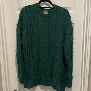Show Me Your MuMu Green Cable Knit Sweater
